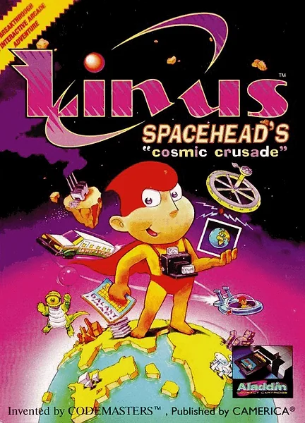 Linus Spacehead's Cosmic Crusade Box Art