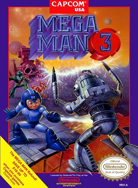MegaMan 3 box art