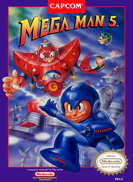MegaMan 5 Box Art