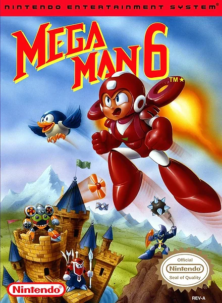 MegaMan 6 box art