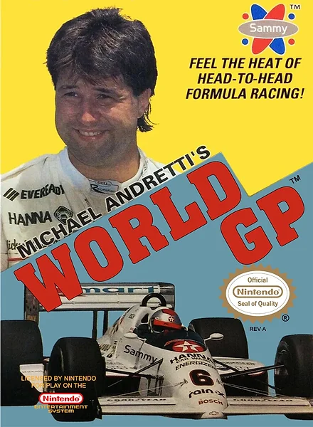 Michael Andretti's World GP box art