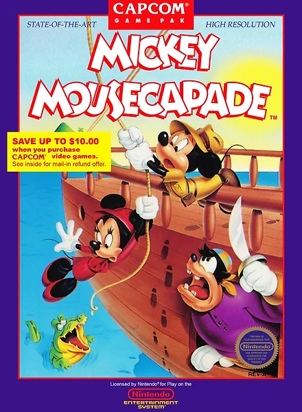 Mickey Mousecapade Box Art