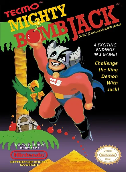 Mighty Bomb Jack box art