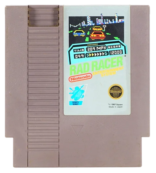 Rad Racer box art
