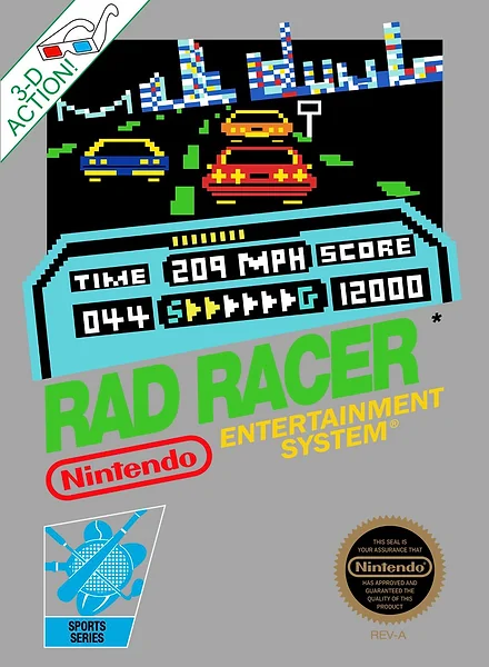 Rad Racer box art