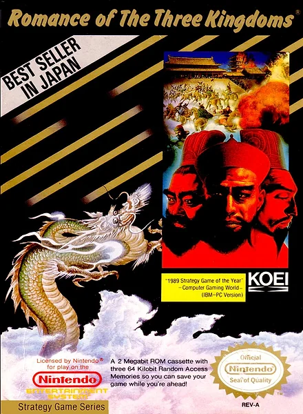 Romance of the Three Kingdoms Box Art