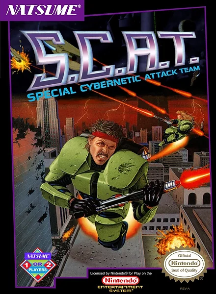 S.C.A.T.: Special Cybernetic Attack Team Box Art