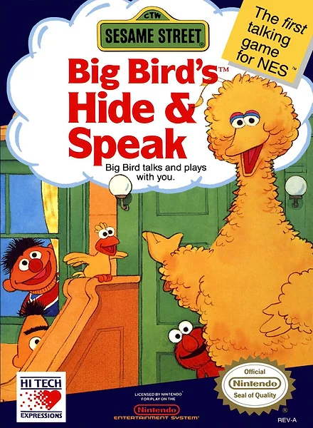 Sesame Street: Big Bird's Hide & Speak box art