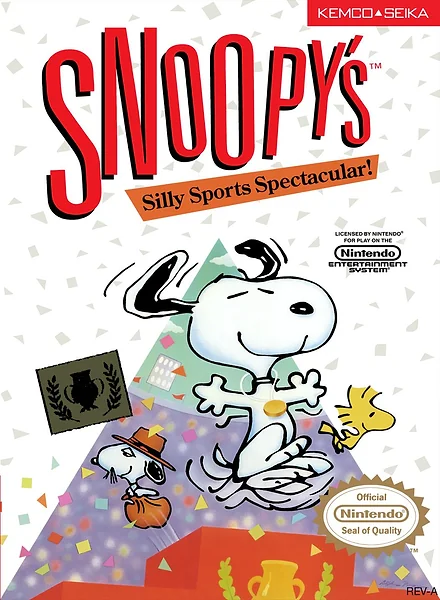 Snoopy's Silly Sports Spectacular! Box Art