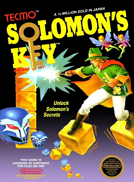 Solomon's Key Box Art