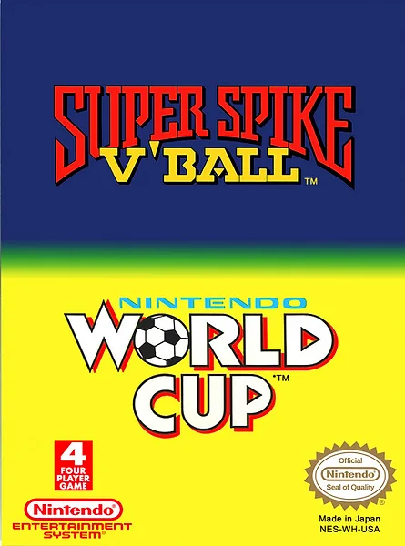 Super Spike V’Ball - Nintendo World Cup Box Art