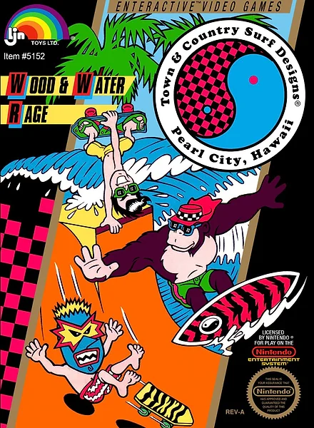 Town & Country Surf Designs: Wood & Water Rage box art