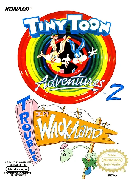 Tiny Toon Adventures 2: Trouble in Wackyland box art