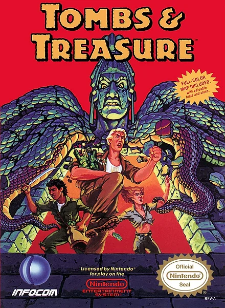 Tombs & Treasure NES box art