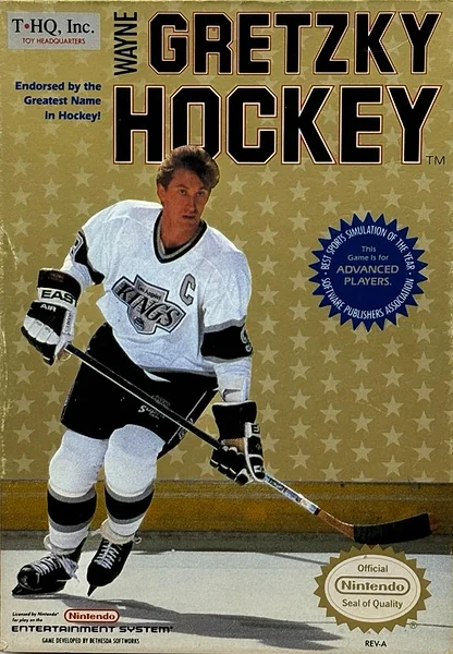 Wayne Gretzky Hockey Box Art