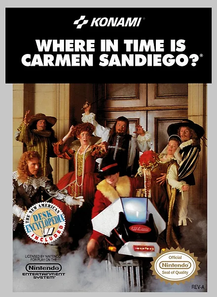 Where in Time is Carmen Sandiego? Box Art