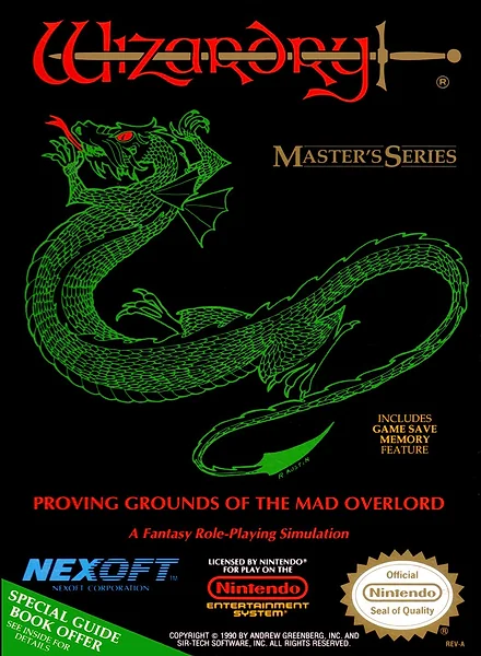 Wizardry: Proving Grounds of the Mad Overlord box art