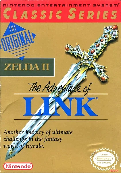 Zelda II: The Adventure of Link box art