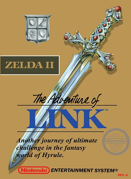 Zelda II: The Adventure of Link box art