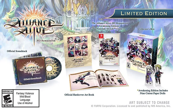 Alliance Alive HD Remastered Box Art