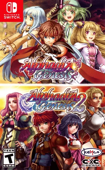 Alphadia Genesis 1 & 2 Box Art