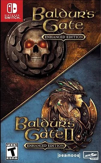 Baldur's Gate 1 & 2 box art