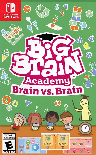Big Brain Academy: Brain vs. Brain Box Art