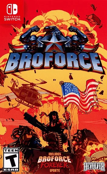 Broforce Box Art