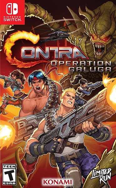 Contra: Operation Galuga box art