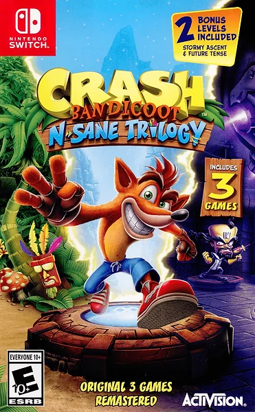 Crash Bandicoot N. Sane Trilogy box art