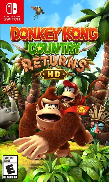 Donkey Kong Country Returns HD box art