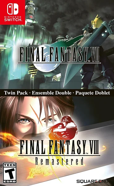 Final Fantasy VII & VIII Remastered Twin Pack box art