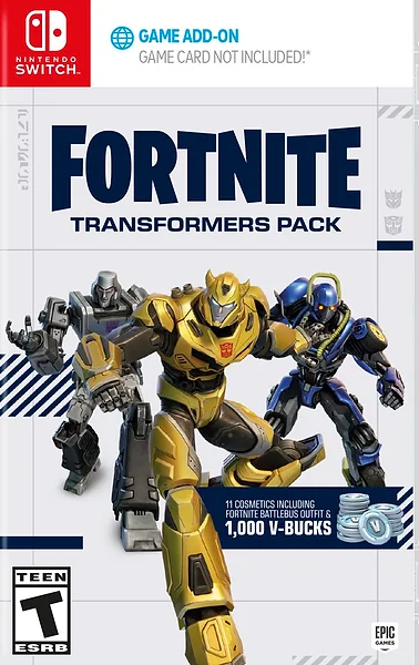 Fortnite Transformers Pack box art