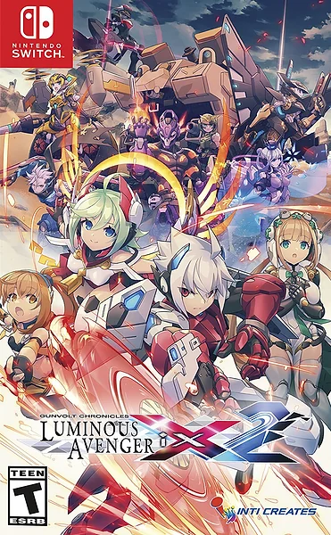 Gunvolt Chronicles: Luminous Avenger iX 2 Box Art