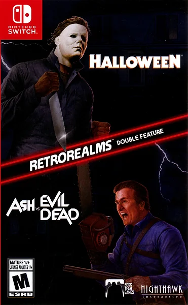 Halloween and Ash vs Evil Dead: RetroRealms Double Feature box art
