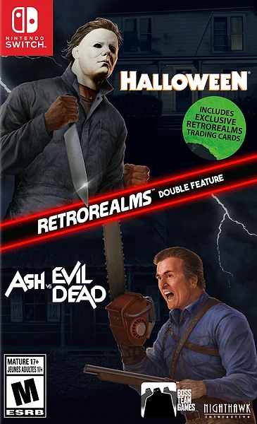 Halloween and Ash vs Evil Dead: RetroRealms Double Feature Box Art