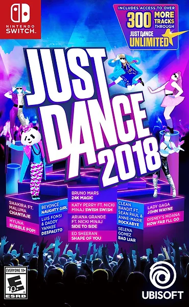 Just Dance 2018 box art
