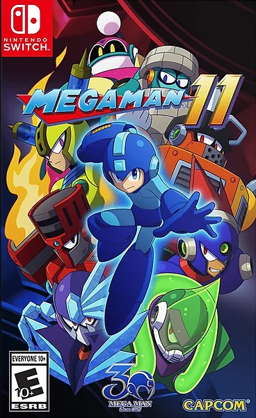 Mega Man 11 box art