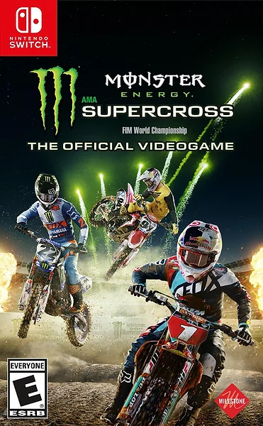 Monster Energy Supercross box art