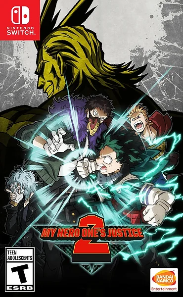 My Hero One's Justice 2 box art