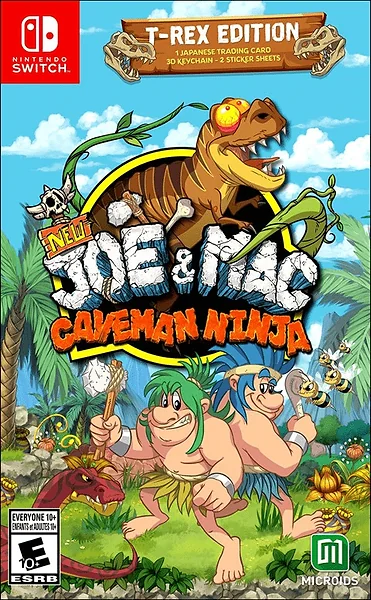 New Joe & Mac: Caveman Ninja Box Art