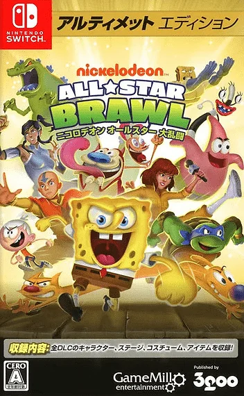 Nickelodeon All-Star Brawl Box Art