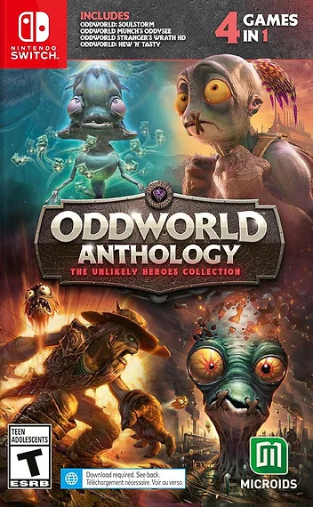 Oddworld: Anthology - The Unlikely Heroes Collection box art