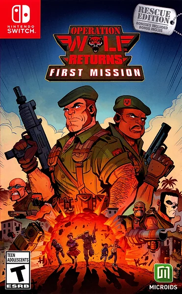 Operation Wolf Returns: First Mission Box Art
