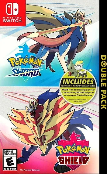 Pokémon Sword and Pokémon Shield Double Pack box art