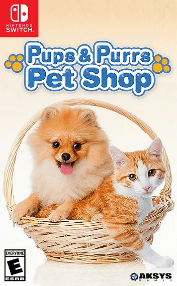 Pups & Purrs Pet Shop Box Art