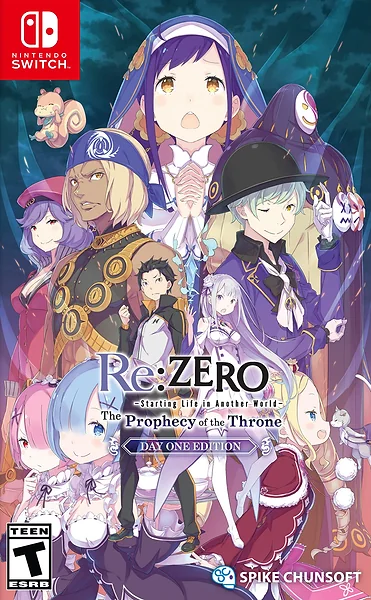 Re:ZERO -Starting Life in Another World- The Prophecy of the Throne Box Art