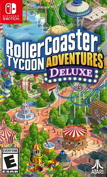 RollerCoaster Tycoon Adventures box art