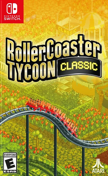 RollerCoaster Tycoon Classic Box Art