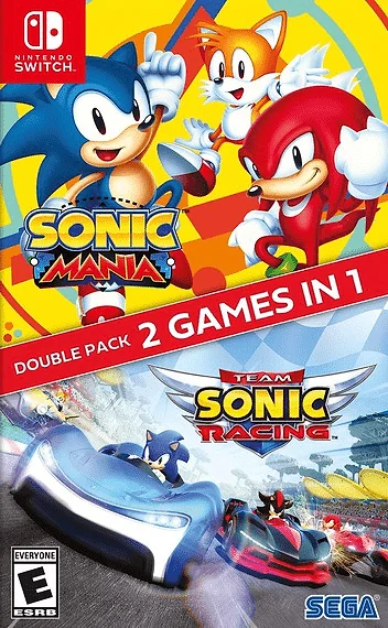 Sonic Mania + Team Sonic Racing Double Pack Box Art